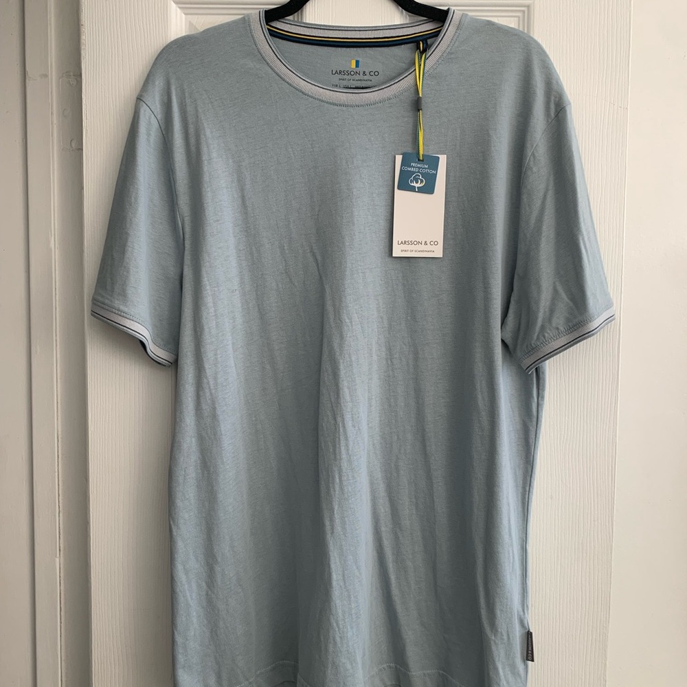 Light Blue Men's Short Sleeve Tee